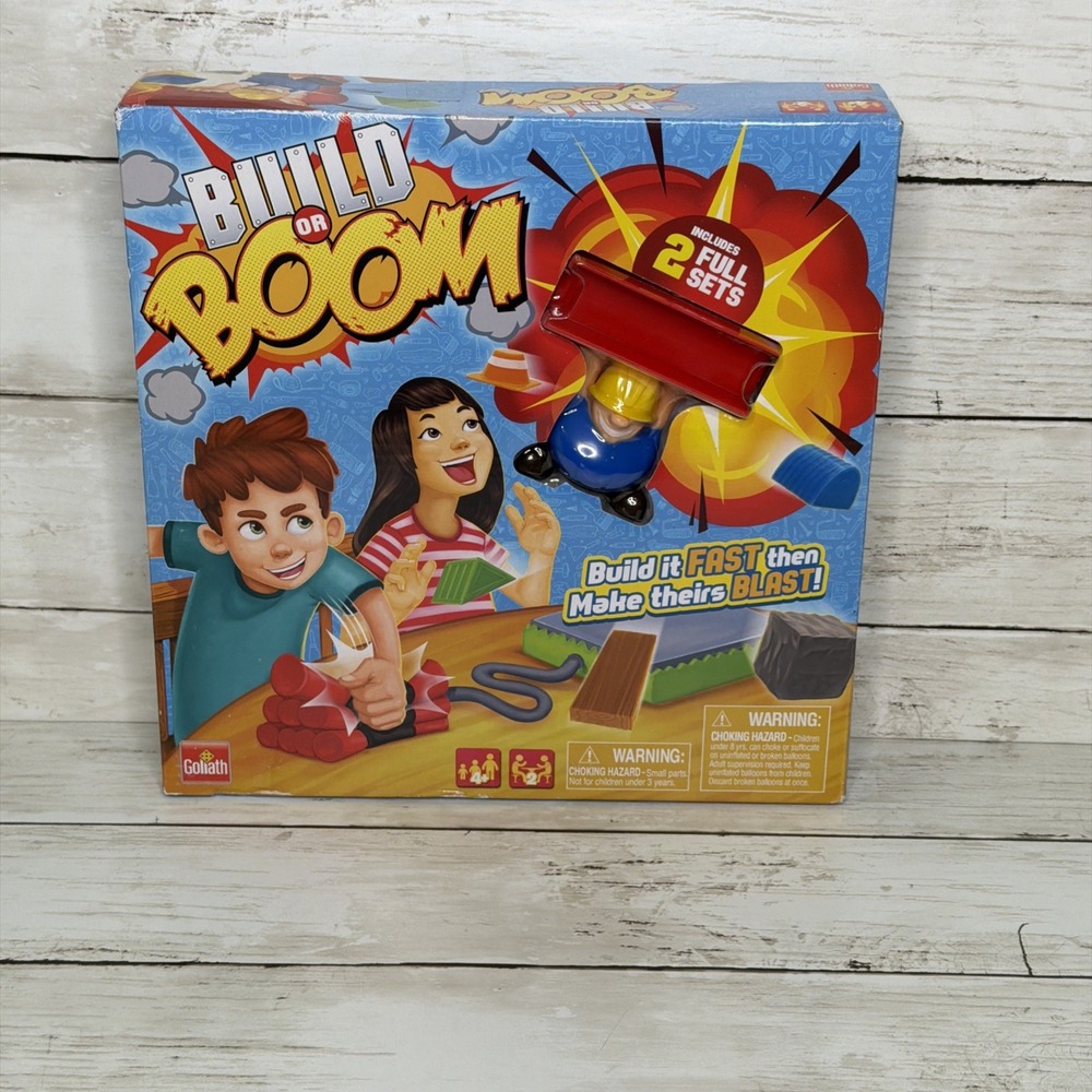 Build or Boom Game by Goliath Age 4+